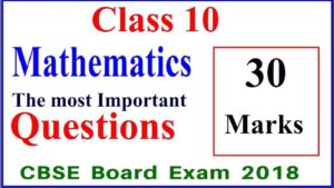 Important Guidelines to Prepare for Class 10 Maths Exam
