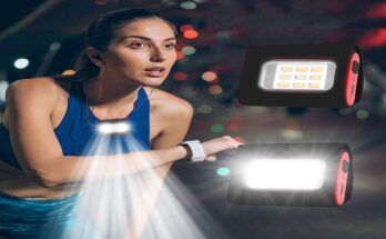 Safety Lights Keep Runners